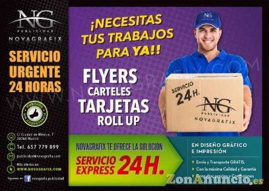 Flyers tamaño A4 a precio de coste